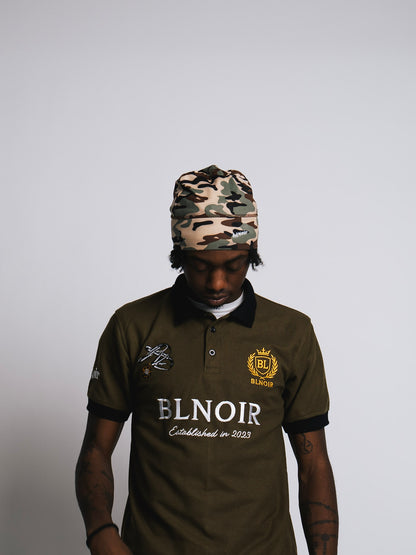 Established Olive Polo