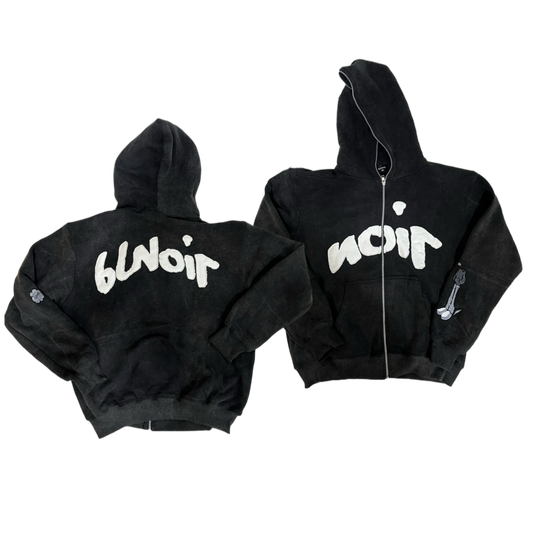 Noir Zip Up