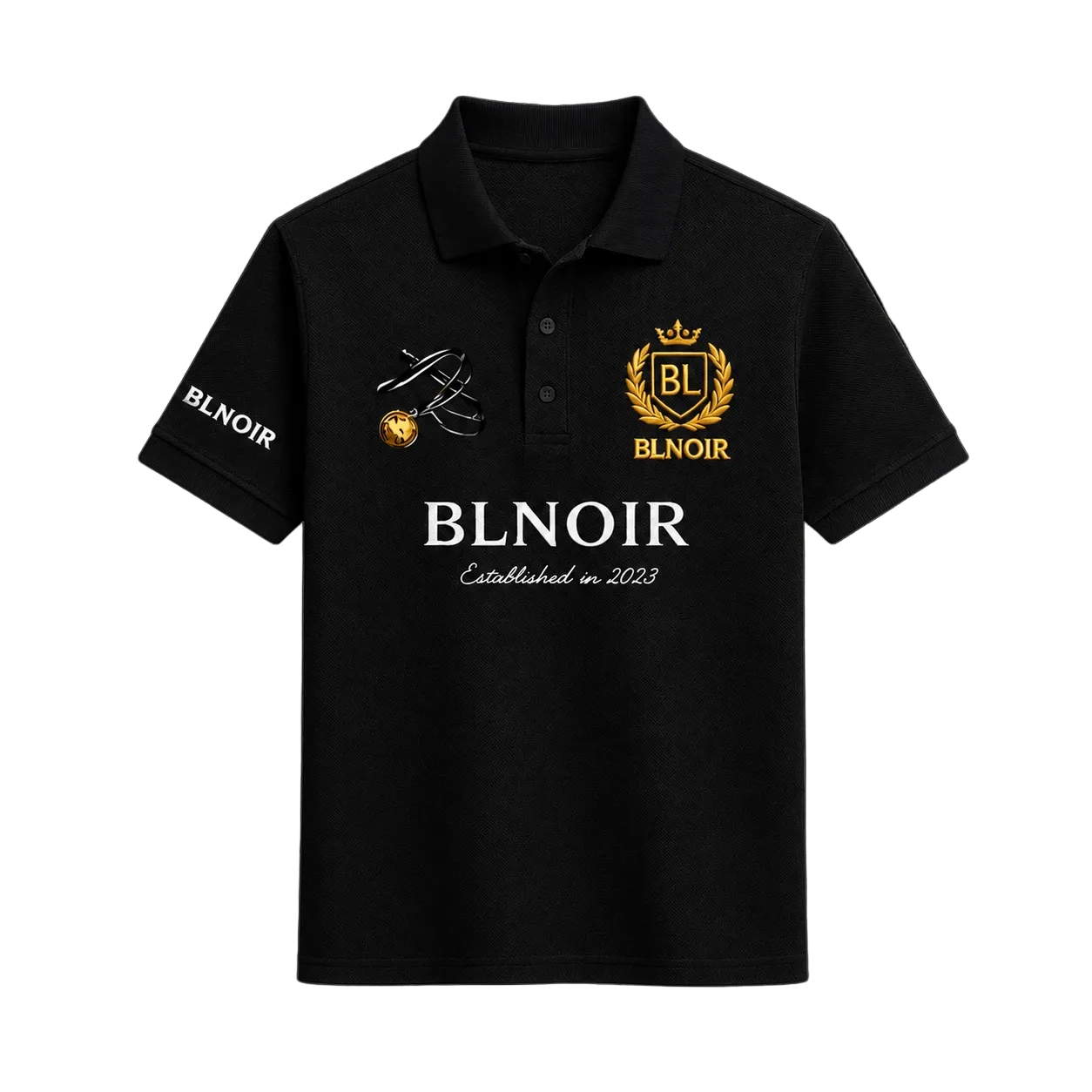 Established Black Polo